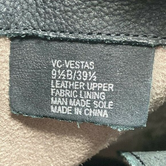 Vince Camuto Vestas Ankle Boots Black Leather 9.5 - Picture 9 of 10